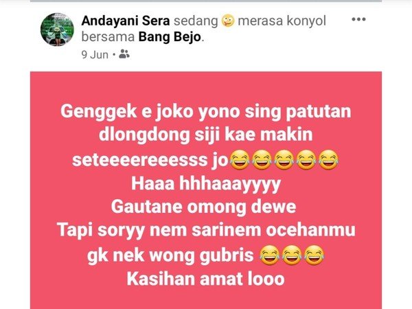 Dituduh Punya Anak Dari Selingkuhan Anggota DPRD Magetan Laporkan Pemilik Akun Facebook Andayani Sera