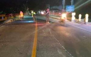 Truk Fuso Tabrak Pemotor Hinggap Tewas Diduga Kurang Konsentrasi