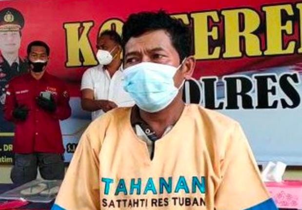 Pelaku Pembunuhan Pria Paruh Baya di Tuban