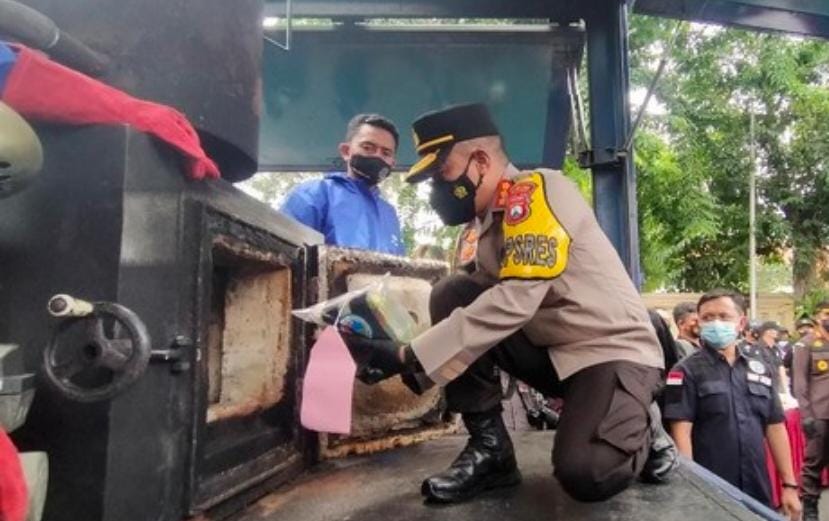 Polrestabes Surabaya, Barang Bukti, Operasi Tumpas Narkoba, Surabaya