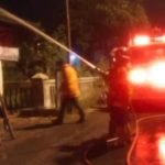 kebakaran, bengkel bekled mobil, mojokerto