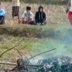 Video viral, maling dibakar, bangkalan
