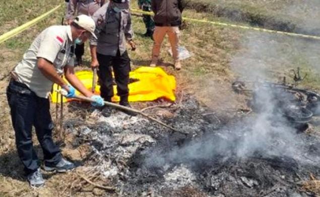 Curanmor bangkalan, pelaku curanmor dibakar, bangkalan