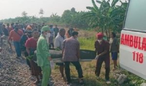 Ceroboh, Pengendara Motor Roda Tiga Tewas Tertabrak KA