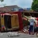 Kecelakaan Beruntun, Pemotor Ini Tewas, Truk Tebu 