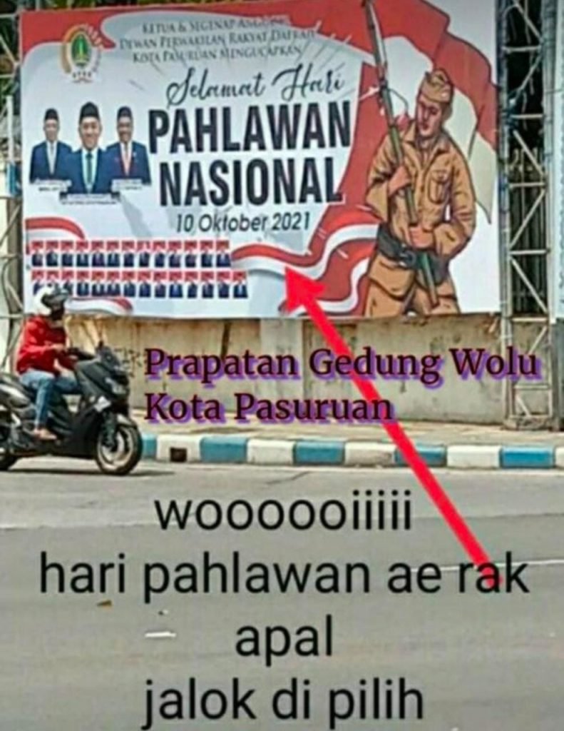 Viral Ucapan Selamat Hari Pahlawan Dari DPRD Kota Pasuruan Salah Bulan