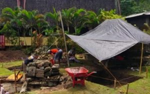 BPCB Temukan Sistem Drainase Air Panas Saat Ekskavasi Candi Songgoriti, Batu