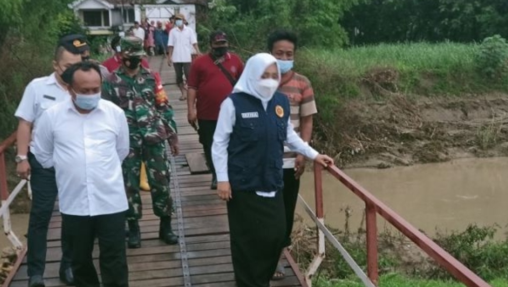 Instruksi Bupati Mojokerto Untuk Perbaiki Jembatan Rusak di Dawarblandong, Diabaikan PUPR 