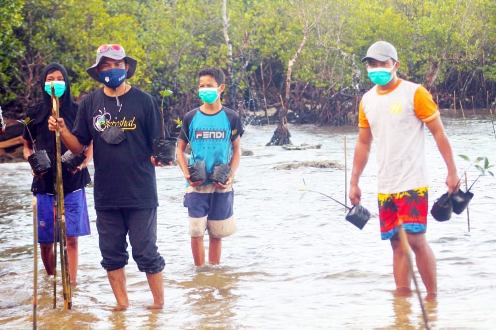 Kelompok Binaan HARITA Nickel dan Unkhair Tanam 6.900 Bibit Mangrove, Ini Harapan Stevi Thomas