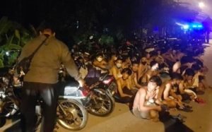 Lokasi Balap Liar Digerebek, Puluhan Motor dan Ratusan Pemuda Diamankan