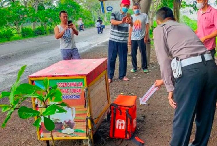 Penemuan Bayi , Tas Shopee Food, sidoarjo