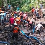 petani tewas, petani tertimbun longsor, malang