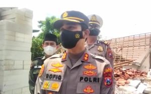 Masjid SMK Muhammaddiyah Mojokerto  Ambruk, Diselidiki Polisi