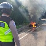 Konsleting, Motor di Surabaya, Motor Terbakar