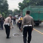 Menjelang Nataru Satlantas Polres Mojokerto Uji Kelayakan Jalan Berlubang