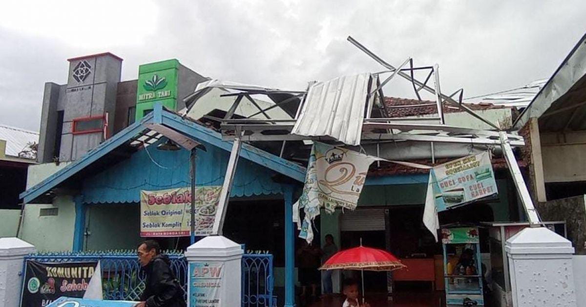 Parah, 296 Rumah di Madiun Rusak Usai Diterjang Angin Puting Beliung