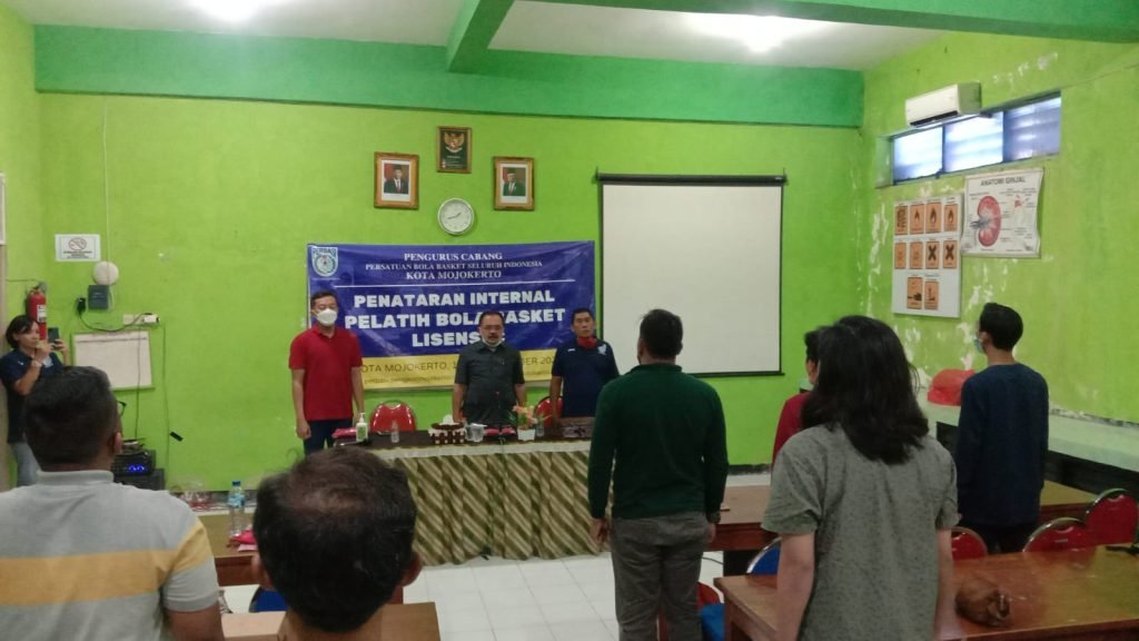 Perbasi Kota Mojokerto Gelar Penataran Internal Targetkan Mampu Cetak Atlit Berskala Nasional 