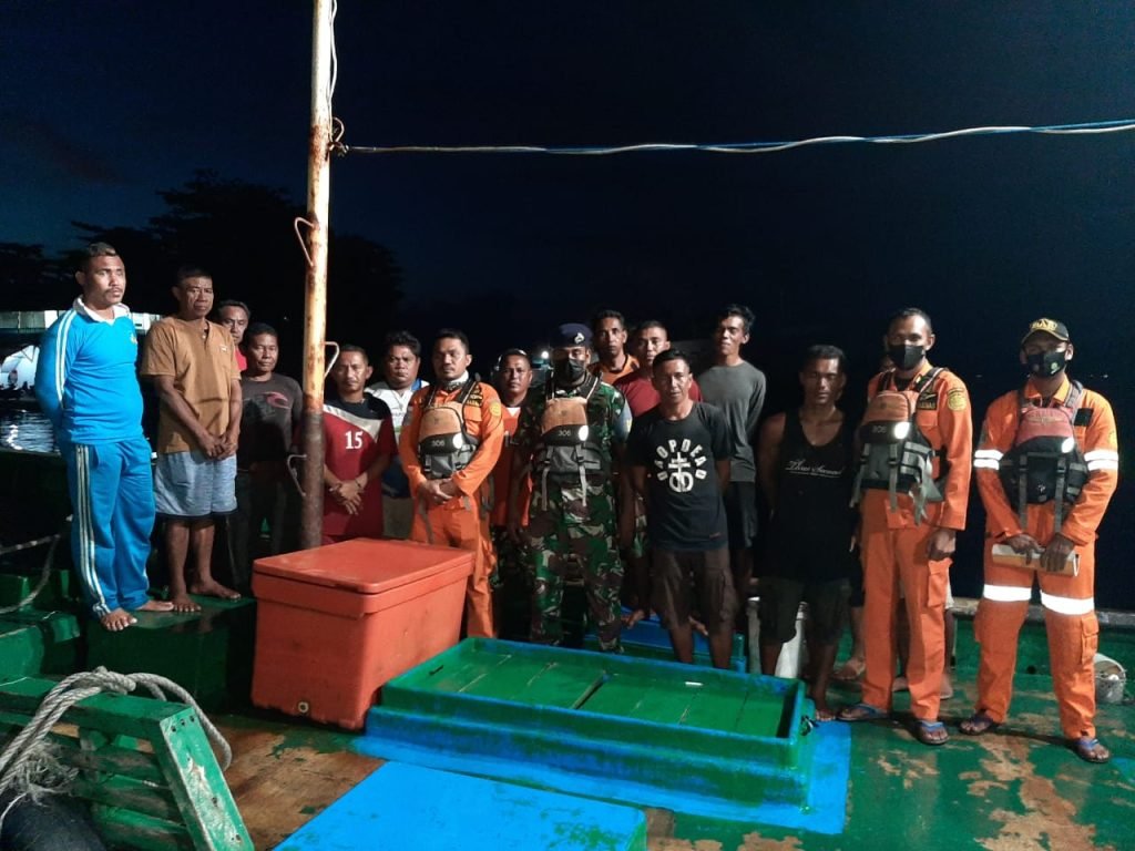 Team SAR Gabungan, Melalui Kapal Rescue Boat 309, Berhasil Temukan Km. Inka Mina 286
