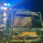Troble Mesin, Mobil Suzuki Carry Hangus Terbakar