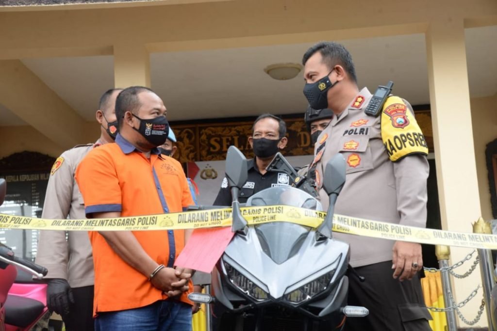 Nekat Bawa Kabur 3 Motor, Pria Asal Sidoarjo Diringkus Polisi