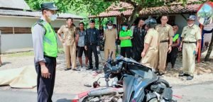 Kecelakaan Dua Motor di Ngrukem Ponorogo Satu Orang Tewas