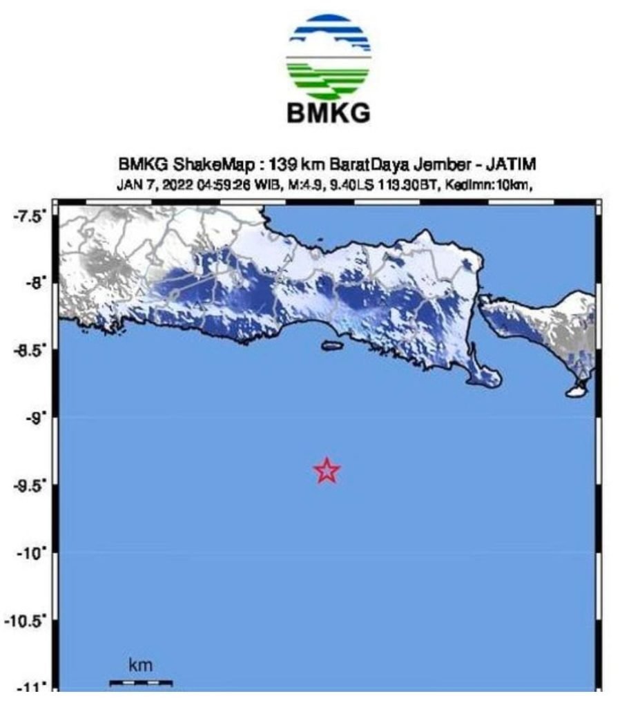 Jember Kembali Diguncang Gempa, Warga Disejumlah Daerah Di Jawa Timur Ikut Merasakan
