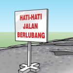 Hindari jalan berlubang