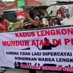 Kadus Beri Jalan Untuk Perumahan Platinum Regency, Warga Lengkong Demo Ke Kantor Desa Sidoharjo