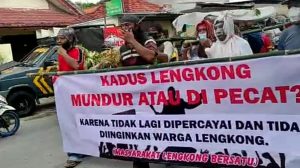 Kadus Beri Jalan Untuk Perumahan Platinum Regency, Warga Lengkong Demo Ke Kantor Desa Sidoharjo