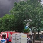 Pabrik Sepatu PT Ode Cipta Semesta di Buduran Kebakaran