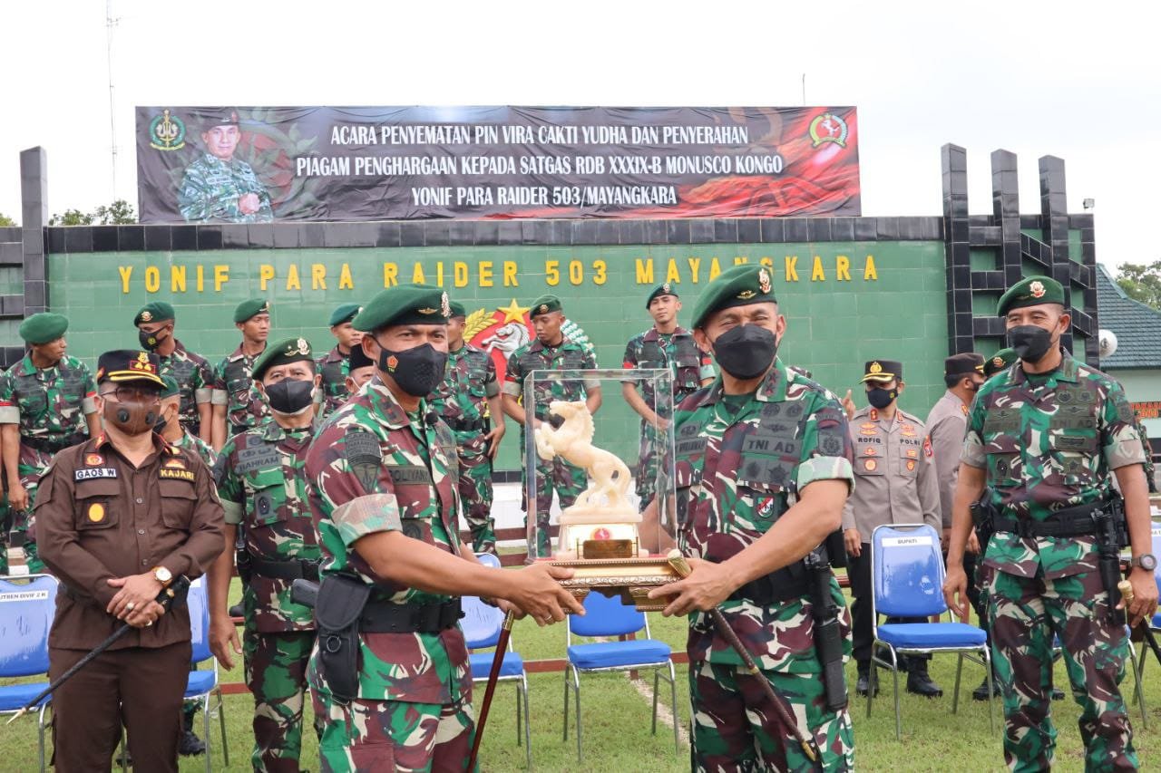 Pin Vira Cakti Yudha, Satgas RDB XXXIX-B Monusco Kongo, Yonif Para Raider, 503/Mayangkara.