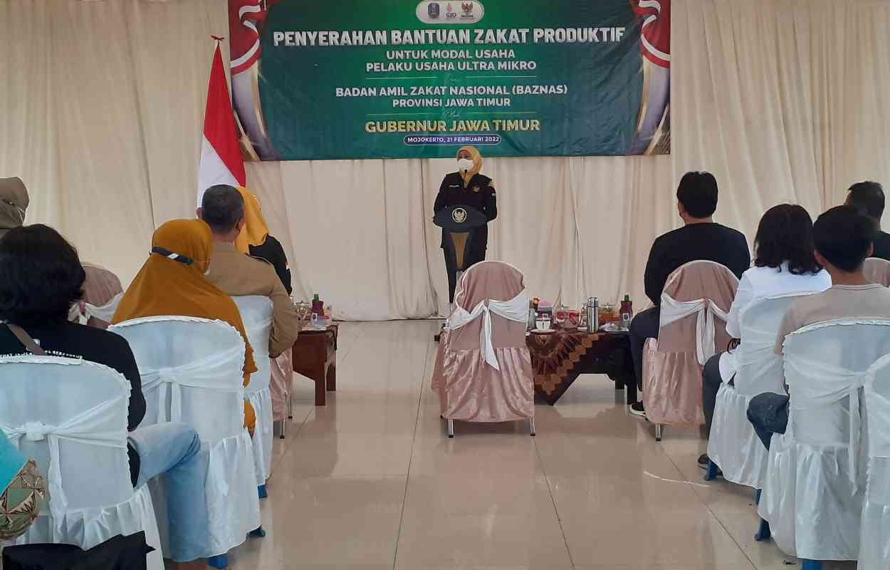 Gubernur, Jatim, Jawa Timur, Zakat Produktif