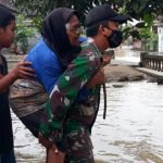 Banjir, Kali Lamong, Dawarblandong, meluap