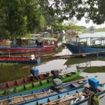 Perahu wisata, waduk Gondang,