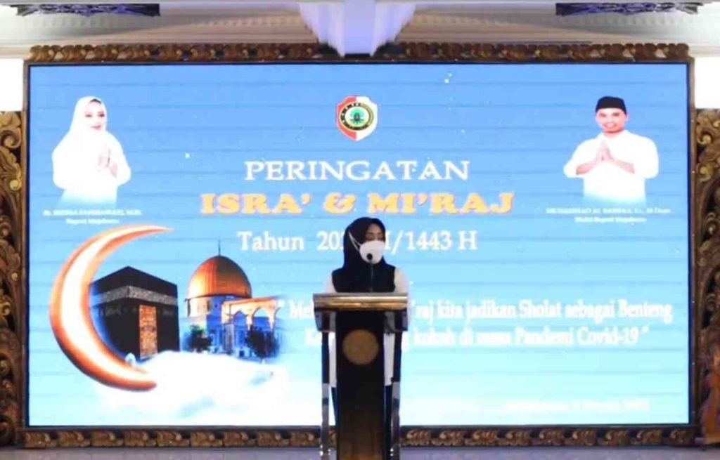 Peringati Isra Miraj 1443 Hijriah, Bupati Sampaikan Dua Hal Utama