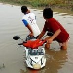 Cara Baru, Motor Curian Disembunyikan Dalam Sungai 
