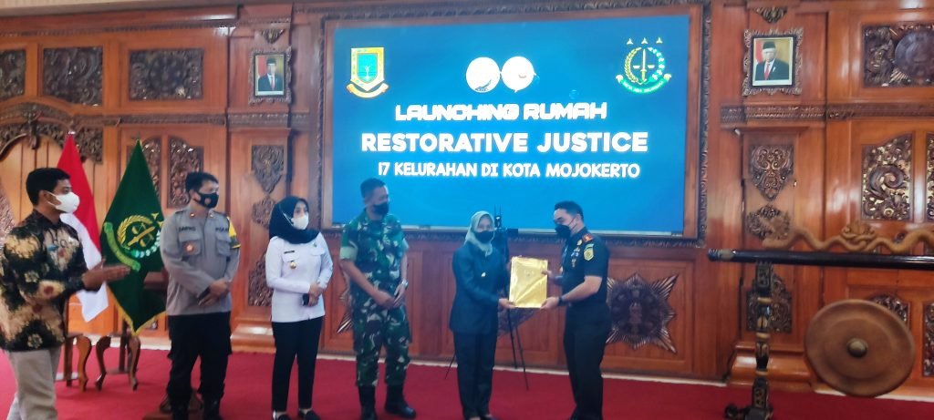 Keren, Kota Mojokerto Jadi Satu-satunya Daerah Yang Miliki Rumah Restorative Justice Seratus Persen