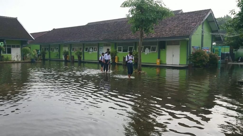 Sering Terendam Banjir, SMPN 3 Tulungagung Butuh Solusi