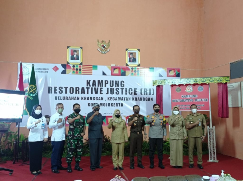 Kampung Restorative Justice Dibentuk, Kejari Kota Mojokerto : Upaya Penyelesaian Masalah Secara Damai