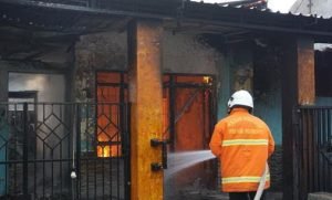 Pom Mini di Mojokerto Meledak Hanguskan Satu Rumah, Satu Orang Ikut Terbakar