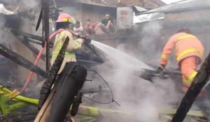 Ditinggal Ke Sawah, Sebuah Rumah di Jombang Ludes Terbakar
