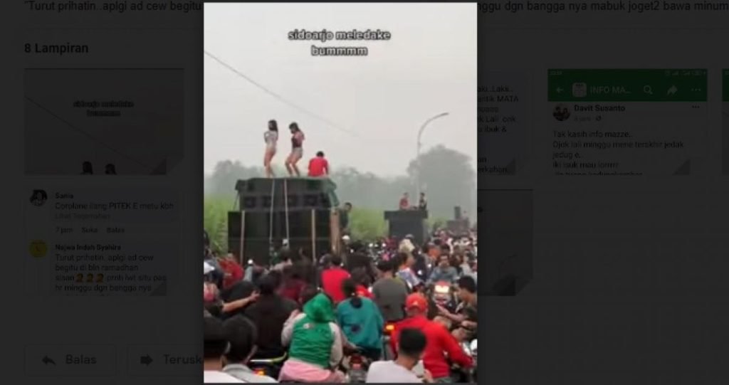 Goyangan Yahut Dua Cewek di Sidoarjo Bikin Henoh Netizen