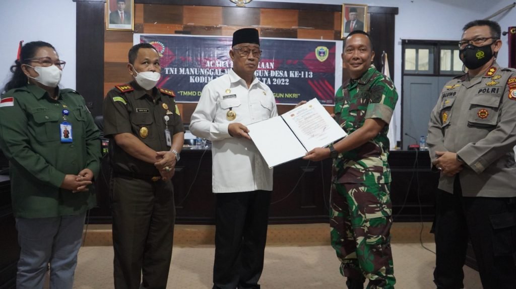 TMMD Ke 113 Kodim 1505/Tidore Resmi Di Buka Oleh Wali Kota Tidore Kepulauan