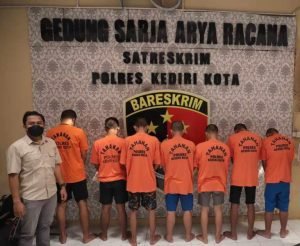 Terlibat Pengeroyokan, Gerombolan Pemotor di Kediri Diringkus Polisi
