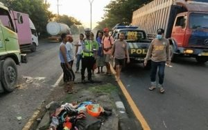 Bus Tabrak Tossa di Lamongan, 7 Orang Luka-luka