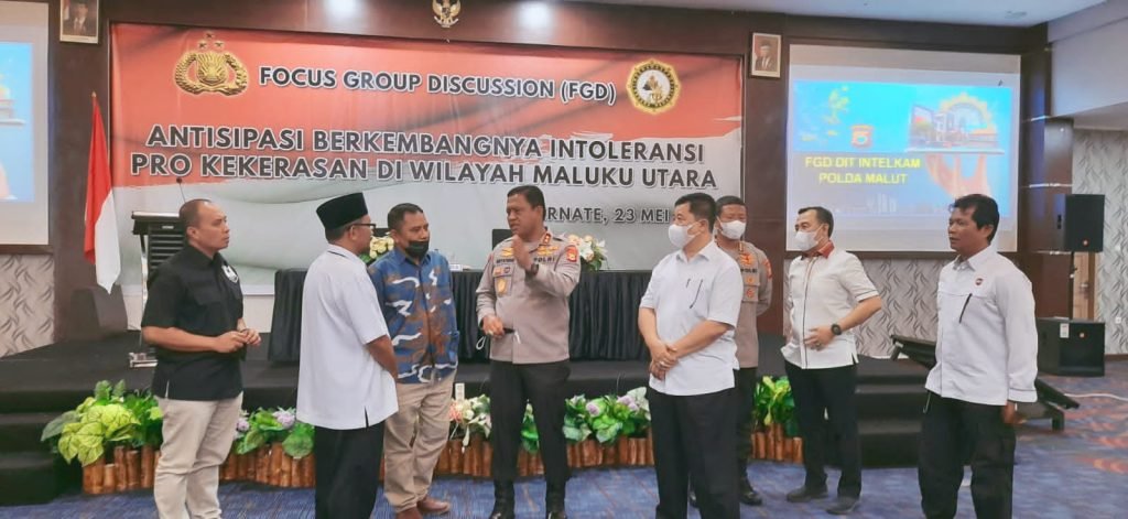 FGD Antisipasi Berkembangnya Intoleransi Pro Kekerasan Di Wilayah Malut, Begini Penekanan Kapolda