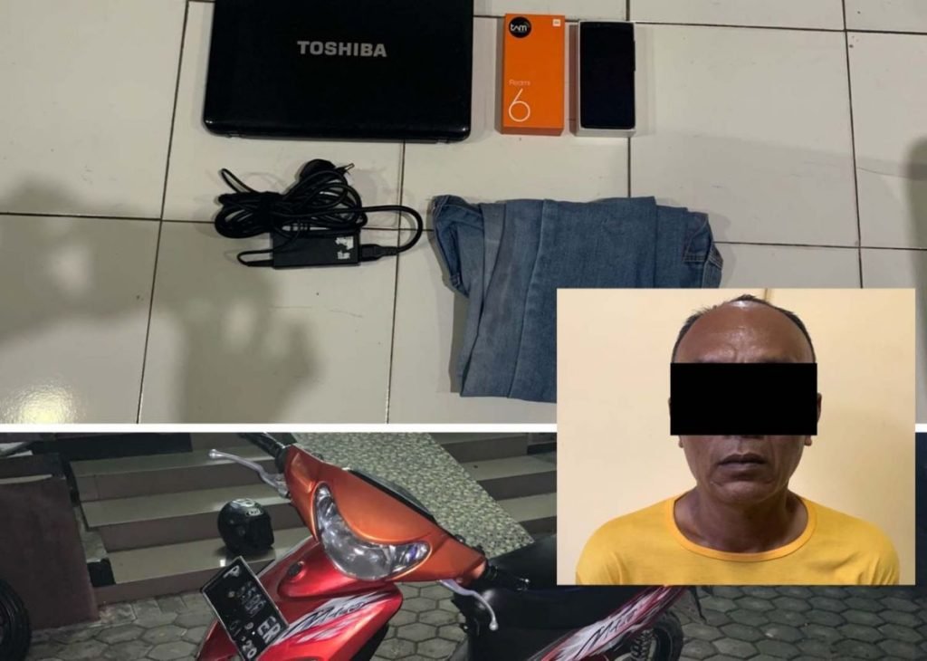 Gasak 2 Handphone dan 1 Laptop, Pria Asal Situbondo Dibekuk Polisi