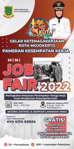 Mini Job Fair Kota Mojokerto Akan Digelar Besok, Simak Infonya Disini