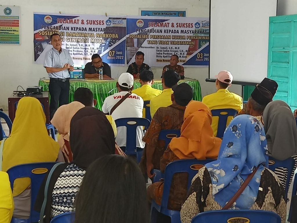 Mahasiswa FH UNA Sosialisasi Bahaya Narkotika dan Kawin Siri