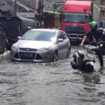 Terendam banjir, motor mogok, sidoarjo